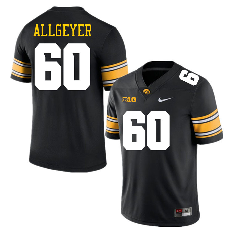 Lucas Allgeyer Iowa Jersey,University Of Iowa Hawkeyes Fotoball Uniforms,Jersey,Gears-Black